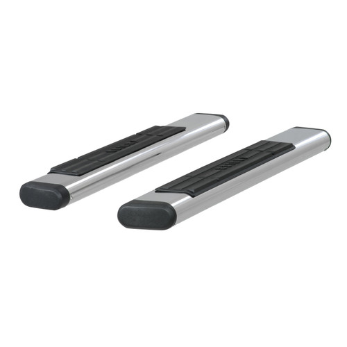 6" x 53" Polished Stainless Oval Side Bars (No Brackets) | AORS2853