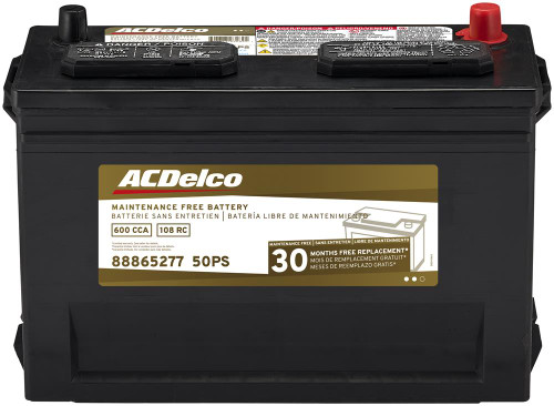 Battery, BCI Group 50, 30 Month Warranty, CCA 600 | ACD50PS