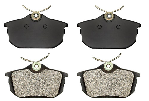 Silver (Advantage) Semi-Metallic Rear Brake Pad Set | ACD14D838M