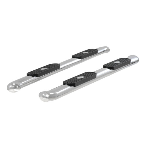 4" Polished Stainless Oval Side Bars, Select Ford F150, F250, F350, F450, F550 | AORS223044-2