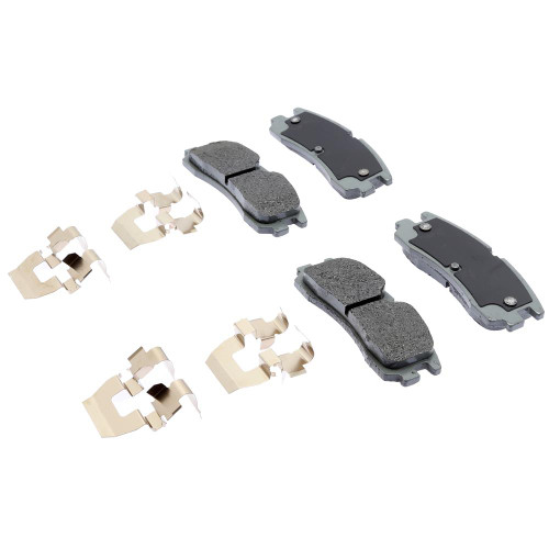 Silver (Advantage) Ceramic Rear Disc Brake Pad Kit | ACD14D754CHF1