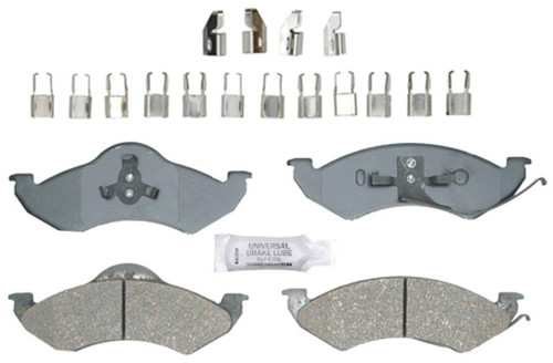 Silver (Advantage) Semi-Metallic Front Brake Pad Set | ACD14D746MHF1