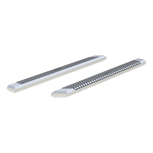 AdvantEDGE 5-1/2" x 91" Chrome Aluminum Side Bars (No Brackets) | AOR2055891