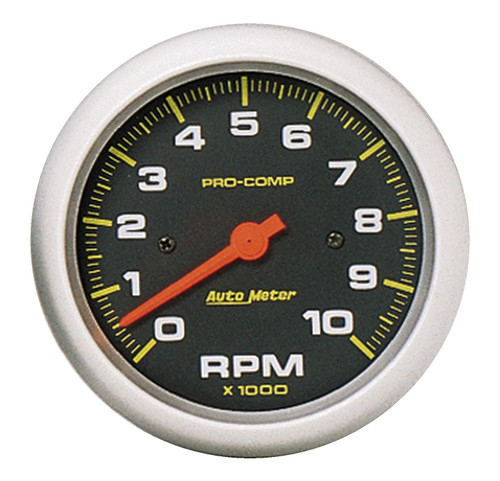 Electric In-Dash Tachometer Gauge 3-3/8", 0-10,000 Rpm, Pro-Comp | AUM5161