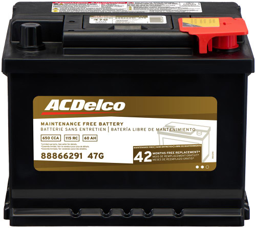 ACDelco Battery, BCI Group 101, 42 Month Warranty, CCA 650