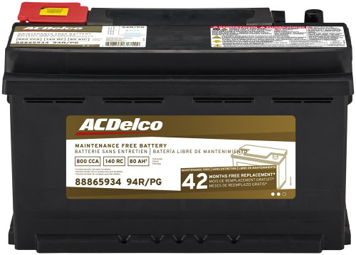 Battery, BCI Group 94R, 42 Month Warranty, CCA 800 | ACD94R/PG