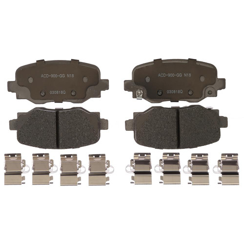 Silver (Advantage) Ceramic Rear Brake Pad Set | ACD14D1809CH