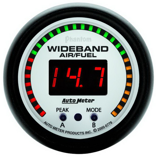 Phantom Digital Wideband Pro Air/Fuel Ratio 2-1/16", 6:1-20:1 °Fr | AUM5778