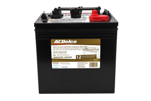 Battery, BCI Group GC2, 12 Month Warranty Deep Cycle Electric Vehicle, CCA | ACD845A6V