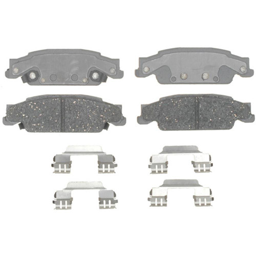 Silver (Advantage) Ceramic Rear Brake Pad Set | ACD14D922CH