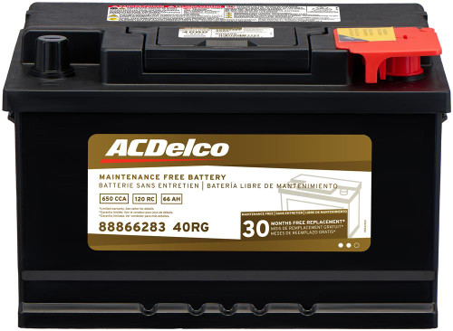 Battery, BCI Group 40R, 30 Month Warranty, CCA 650 | ACD40RG