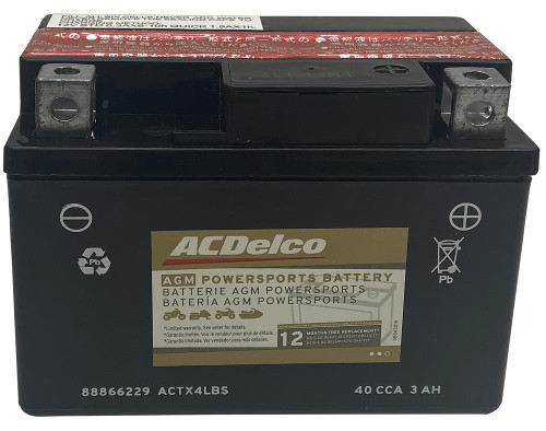 Battery, BCI Group 4L-BS, CCA 40 | ACDACTX4LBS