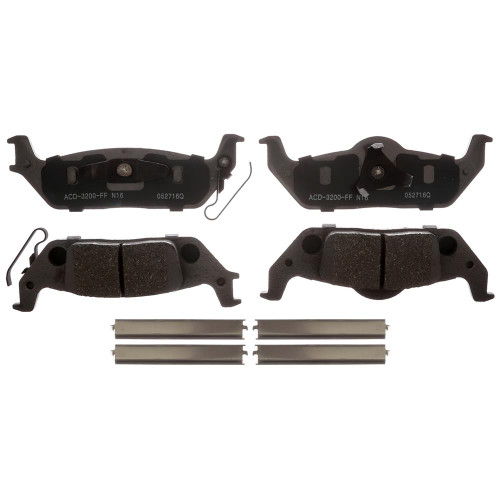 Silver (Advantage) Ceramic Rear Brake Pad Set | ACD14D1012ACH