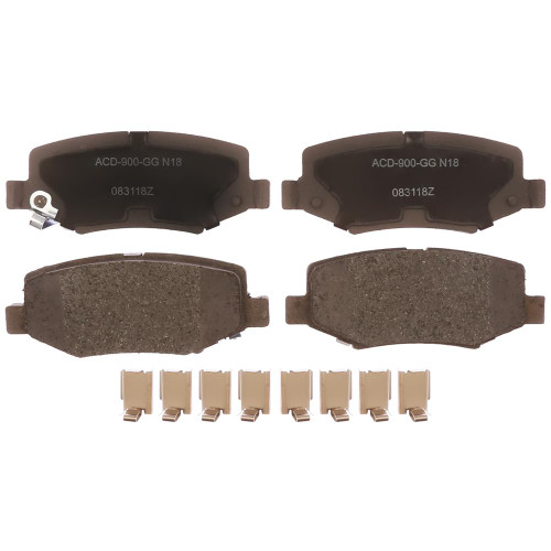 Silver (Advantage) Ceramic Rear Brake Pad Set | ACD14D1274CHF1