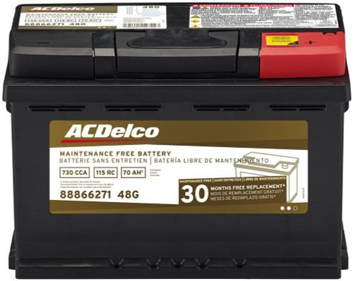 Battery, BCI Group 48, 30 Month Warranty, CCA 730 | ACD48G