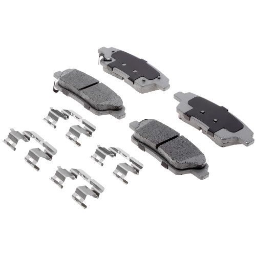 Silver (Advantage) Ceramic Rear Disc Brake Pad Set | ACD14D1551CHF1