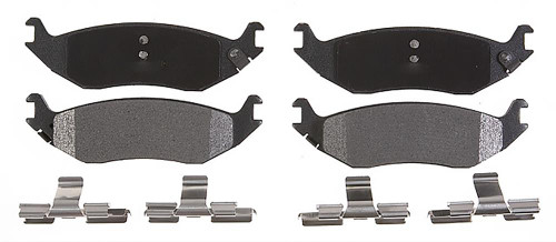 Silver (Advantage) Ceramic Rear Brake Pad Set | ACD14D898CH