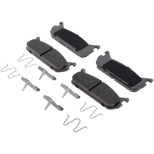 Silver (Advantage) Ceramic Rear Disc Brake Pad Kit | ACD14D458CH