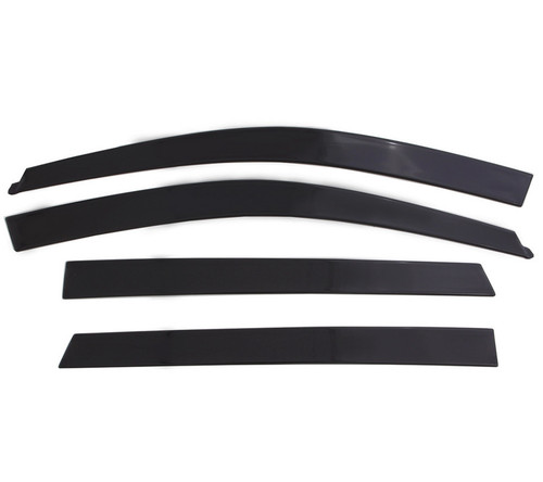 Ventvisor Low Profile Deflector; Smoke; Outside Mount; 4 pc. | AVS894006