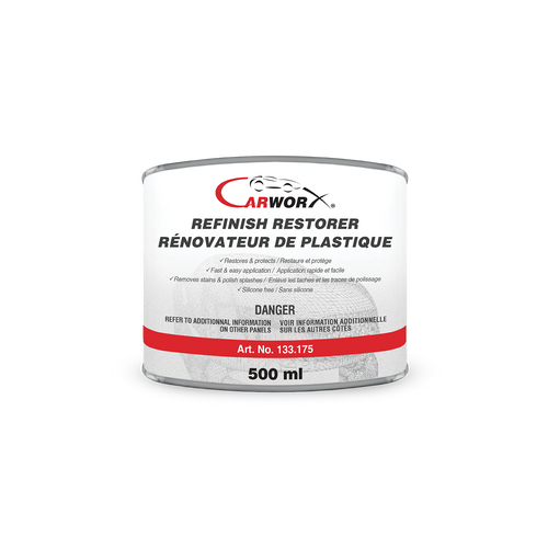 Plastic Refinish, Restorer, Rejuvenator, 500 mL | 20S133.175