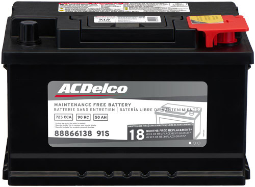 Battery, BCI Group 91, 18 Month Warranty, CCA 725 | ACD91S