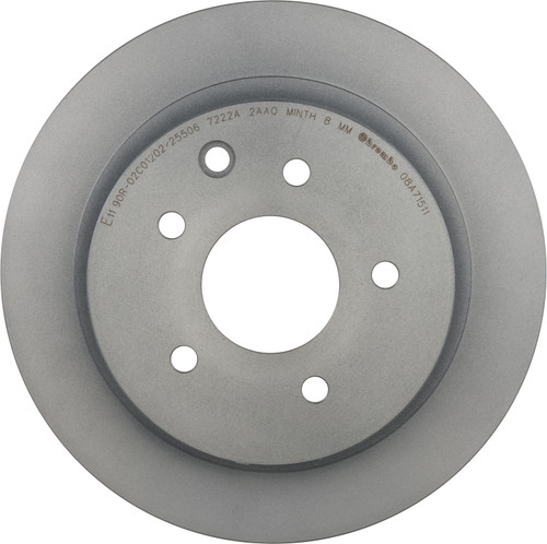 Premium UV Coated Solid Rear Disc Brake Rotor | BBB08.A715.11