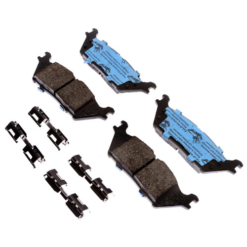 Gold (Professional) Enhanced Performance Police, Semi-Metallic Rear Disc Brake Pad Set | ACD17D1790AMHPV