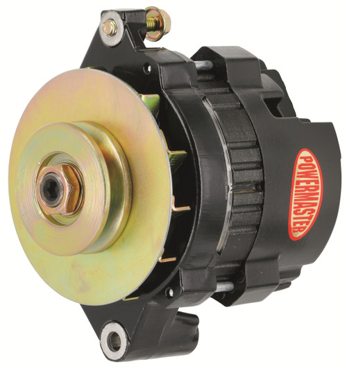 GM 5X5 Race Alternator, 100 Amp, w/1 Groove V Type, Black | 12P8462