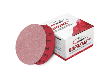 Supreme Red Ceramic Sanding Disc, 6" Velcro Disc | P800, 100/Box | 20S144.153