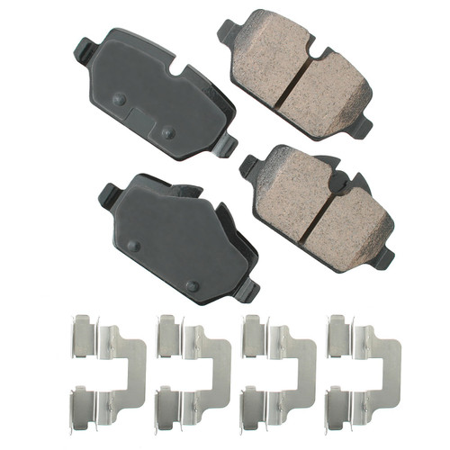 EURO Ultra Premium Ceramic Rear Disc Brake Pad Kit | AKEEUR1554