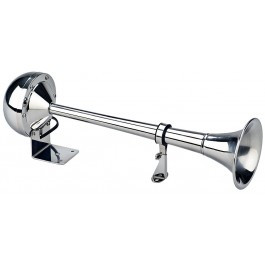 THE PERSUADER- High Tone Stainless Seel Trumpet 304 Non-Magnetic Grade with Bright Polished Finish. 12 Volt | WOL115