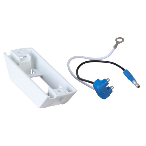 Header-Mount Bracket For Small Rectangular Lights, White Kit (42141 + 67050) | GRO43380