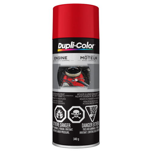 Engine Enamel Paint with Ceramic, Gloss, Red - 340g | DUPCDE1653