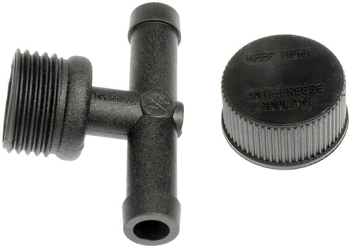 1/2 In. Radiator Flush Tee With Cap | DOR47122