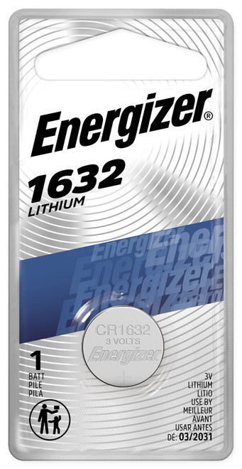 1632 Lithium Coin Battery, 1 Pack | EZRECR1632BP