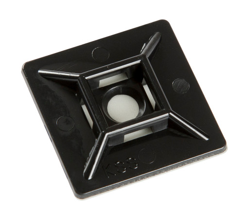 Cable Tie Mounting Bases, Single Screw With Adhesive | GRO83-6033