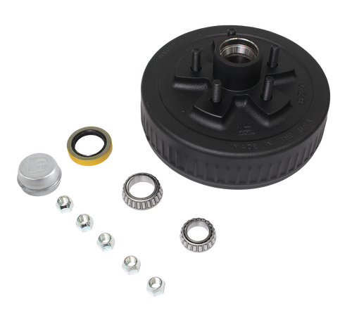 Kit Hub-Drum, 3.5K Axles, 5- 4.50 BC, Studded | DEXK08-247-90