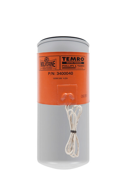Diesel Fuel Filter Heater Wrap, 100W 24V 12.0"x 4.0" | 5253400040