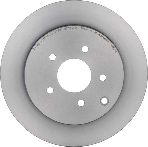 Premium Coated Vented Rear Disc Brake Rotor | BBB09.B531.11