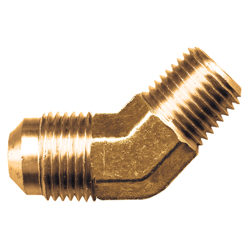 Brass 45º Elbow - 3/8M.SAE x 3/8 MPT | 02754-6C