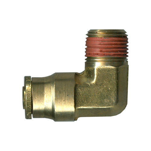 DOT PTC 90º Elbow - 3/8 x 1/2 MPT | 027PC1469-6D