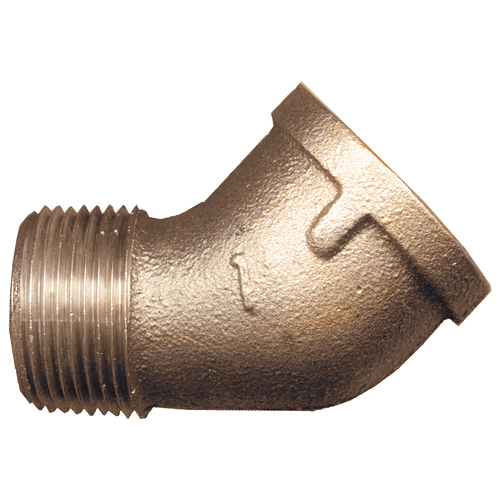Cast Bronze 45º Elbow - 1/2 MPT x 1/2 FPT | 027124-D