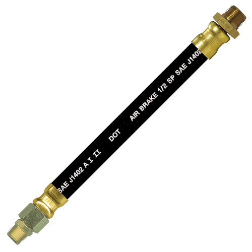 1/2 D.O.T. Air Brake Assembly - 3/8 MPT x 3/8 MPTSW - 48in | 027HAB-8-48C
