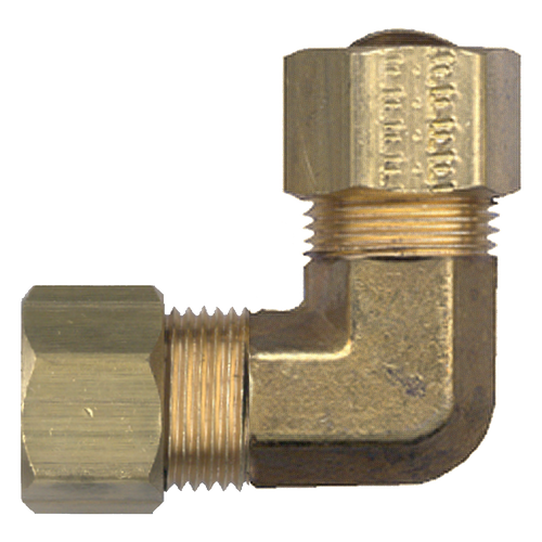 Brass Compression 90º Elbow - 5/16 | 02765-5