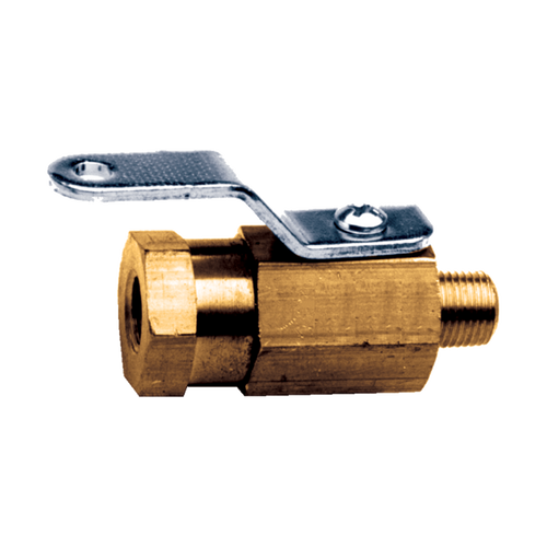 Mini Ball Valve - 1/4" FPT x 1/4" MPT | 027BV3120-B