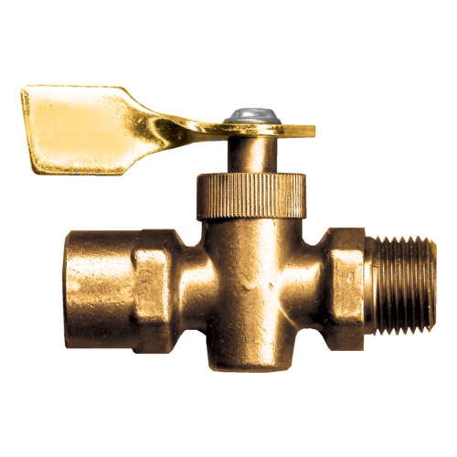 Shut-Off - 1/4 FPT x 1/4 MPT - Close Bottom | 0275120-B