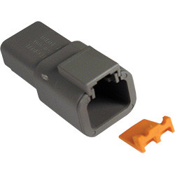 2-Way Deutsch DTP Series  Receptacle & Wedgelock | 1137980-11