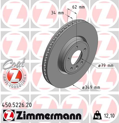 Coat Z Brake Rotor | ZIM450.5226.20