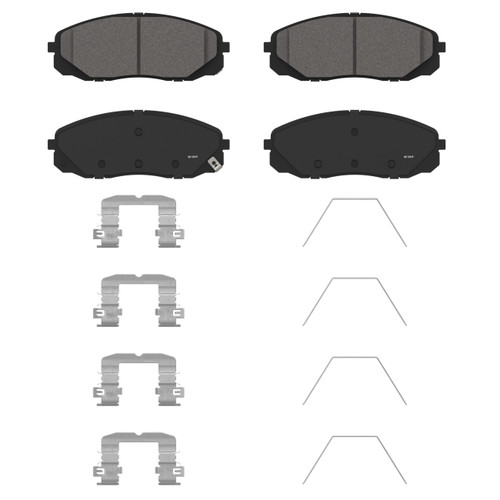 QuickStop Front Disc Brake Pad Set Ceramic | WAGZD2408