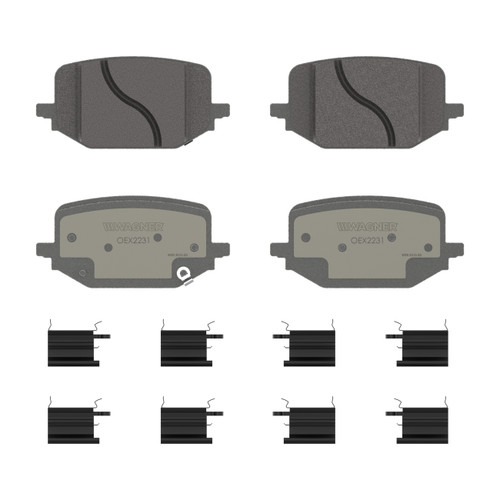 OEX Rear Disc Brake Pad Set Premium Ceramic | WAGOEX2231